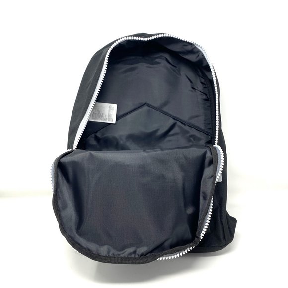 CONVERSE Men's Backpack 2 Zipper 10019373-001 Chenille Day Pack Black CTAS Patch - Picture 4 of 5